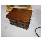 Display Case, Jewelry Box, Desk Lamp, Fondue Pot