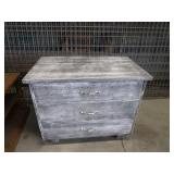 End Table & 3 Drawer Cabinet
