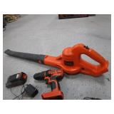Cordless Drills, Leaf Blower