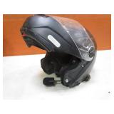Motorcycle Helmet Flip Sheild w/Communications