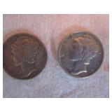 Liberty Silver Dimes