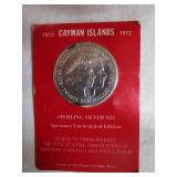 1972 Cayman Islands $25 Silver Coin