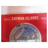 1972 Cayman Islands $25 Silver Coin