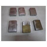 Vintage Zippo Lighters