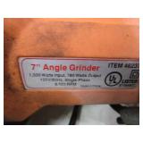 7" Angle Grinder & 7" Sander