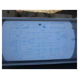 (2) Pneumatic Cylinders 1 1/2" Rod 33" Overall