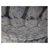 (4) 295/75 R22.5 Semi Tires