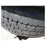 (4) 295/75 R22.5 Semi Tires