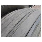 (2) 295/75 R22.5 Semi Steer Tires