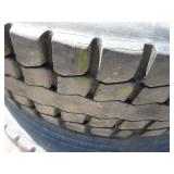 (4) 11R22.5 Semi Tires & Wheels