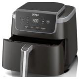 Ninja Air Fryer with Air Crisp | 5 QT Capacity fits up to 4lbs of Fries | 4-in-1 Pro Air Fry, Roast, Reheat, Dehydrate | 400°F Max Temp | 1750 Watts | W/Nonstick Basket & Crisper Plate | Retail $130