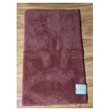 24x40 Bath Rug Fast Drying Extra Soft | Savanah Clay Color | Retail $50