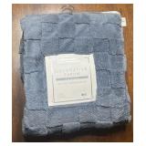 50x60 Super Soft Decorative Throw | Blue Color