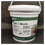 TEC Type 1 Mastic 1 partial Gallon White Tile Adhesive | contents still soft