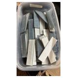 Box of Glass Mosaic Tiles | Gray, Blue, White