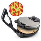 10inch Roti Maker by StarBlue - Retail $66.99 - The automatic Stainless Steel Non-Stick Electric machine to make Indian style Chapati, Tortilla, Roti AC 110V 50/60Hz 1200W