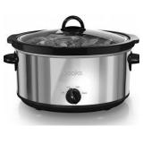 Cooks by JCP Home 6-qt. Stainless Steel Slow Cooker