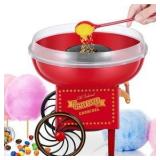 Cotton Candy Machine for Kids, Countertop Cotton Candy Maker Homemade Candy Sweets for Birthday Parties, Includes a Scoop and 10 Candy Cones, Red Vintage Retail $45.99
