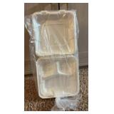 Take Out Container | 3 Compartment | 75ct | 100% compostable