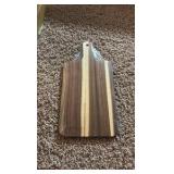 Wooden Charceuteri Board Greag for Entertaining, About 12 Inches Long With Handle