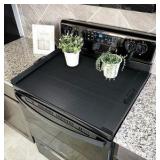GASHELL Noodle Board Stove Cover with Handles, Multiple Stove Top Cover Board for Electric/Gas Stove Top(Black), GSC-2212