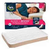 Serta® Align & Revive Gel Memory Foam Pillow - Retail $100