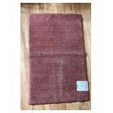 Plush Bath Rug in Savanah Clay Color - 21x34 - Retail $30