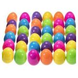 Jumbo plastic Easter Eggs - 36 count - 6 Color - 6” egg height