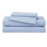 Washed Cotton Blue King 4-Piece Sheet Set, The Farmhouse Brand