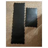 2 piece Anti Fatigue Mats | Black color | patterned | 16”Wx58”L and 16”Wx28”L