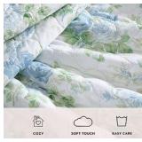 Full/Queen Laura Ashley Linley 3-pc. Floral Reversible Quilt Set | Retail $180