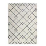Indoor Area Rug 5-Feet X 7-Feet Cream Color With Gray Accents From Project 62 Pile 100% Olefin 5x7 Area