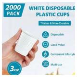 3oz Bulk Shot Cups | Plastic Tasting Cups for Sauces, Dressings | Restaurant Supply | Retail $46