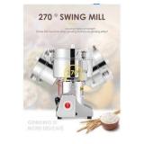700g Electric Grain Grinder Mill Safety Upgraded 2400W High-speed Spice Herb Grinder Commercial Superfine Grinding Machine Dry Cereals Pulverizer CE 110V (700g Swing Type)