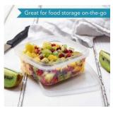 32 Oz 20 Pack Square Clear Deli Containers | With Lids Disposable BPA Free Square Plastic Food Storage Containers With Lids Airtight For Meal Prep Take