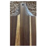 Wooden Charceuteri Board Greag for Entertaining, About 12 Inches Long With Handle