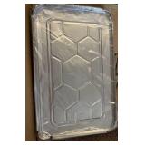 Infinity El Shallow Disposable 20”x13” Aluminum Tray - 15 count - great for parties or meal prep