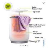 Iconic Luxury Towel Warmer - up to 250 degrees - 45 minutes of heating - Retail $140 - 360 even and continuous warmth