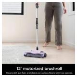 Shark V2945Z 12in Rechargeable Floor Carpet Sweeper