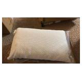 Copper Supportive Memory Foam Cluster Pillow Copper Infused Cover, Fresh and Clean Protection, Gel-Infused Memory Foam Clusters, Jumbo 28 inch X 18 inch, Medium Firmness