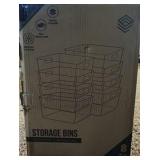 8 pack  Clear Plastic Storage Bins, Small Fridge Organizer Kitchen Organizers and Storage Containers Bathroom Organization and Storage Bin for Makeup Organizer, fruits, Chips, Perfume, Skin Care, craf