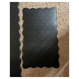 2 piece Anti Fatigue Mats | Black color | patterned | 16”Wx58”L and 16”Wx28”L