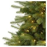 5’ Vancouver Fir “Natural Look” Artificial Christmas Tree with 350 Clear LED Lights and 1354 Bendable Branches