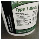 TEC Type 1 Mastic 1 partial Gallon White Tile Adhesive | contents still soft