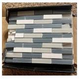 Colosseo Azul 12 in. x 12 in. ~ 1 sq/ft per sheet | Retail $9/sheet | 15 sheets in box | Mixed Glass; Stone Look Wall Tile