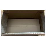3x12 White Ceramic Tiles. Partial Box. Bright White. Approximately 20 tiles in box.