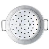 Infuse 3pc 32qt Steamer Set: Carbon Steel Nonstick Cookware, Gas & Induction Compatible, Includes Spoon & Storage Containers