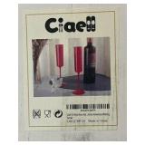 Ciaell 20 Pack Plastic Champagne Flutes - Pink - 6 Oz Disposable Champagne Glasses for Party Birthday Anniversary Wedding Christmas