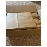 8x10 Brown Paper Gift Bag - 100 Count - with handle - Retail $60