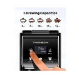 Hot Iced Coffee Maker with Bold Setting, Single Serve Coffee Maker for K Cup and Grounds, 6-14 oz Brew Sizes, 50 oz Removable Water Tank, One Cup Coffee Machine, Black | Retail $65